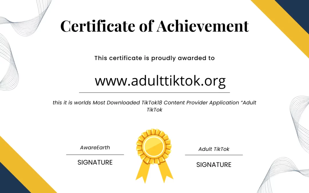 Achievement: Adult TikTok is Now world’s Most Downloaded APK For TikTok18 Content