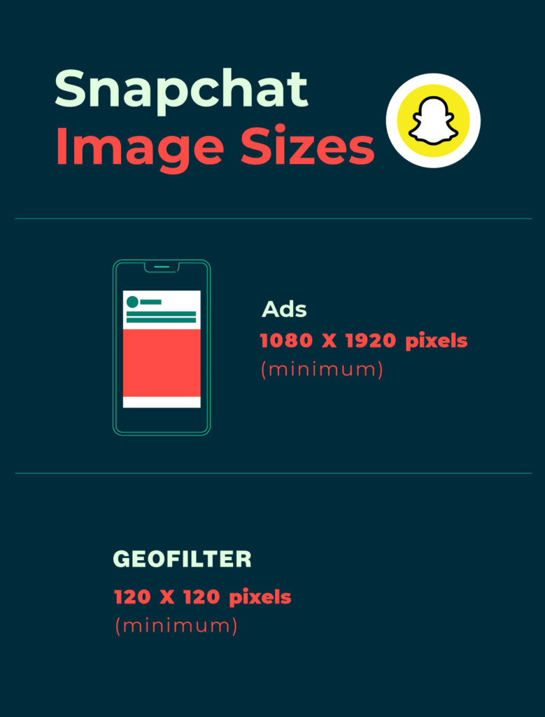 snapchat Media Image Sizes 